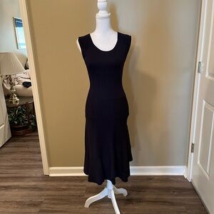 Eliza J Black Sleeveless Midi Dress
